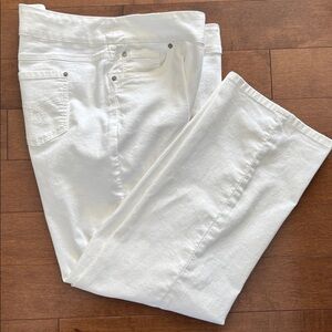 Blueberry Denim white plus size jeans